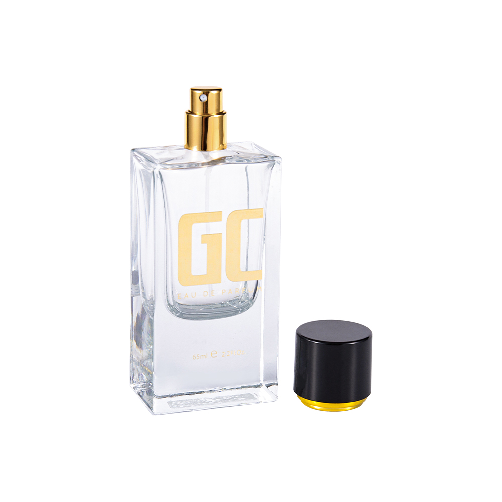 KY1482-WJ2360 50ML Heavy Duty Hot Stamped Bottle With ASB UV Plastic Cap, Cylindrical