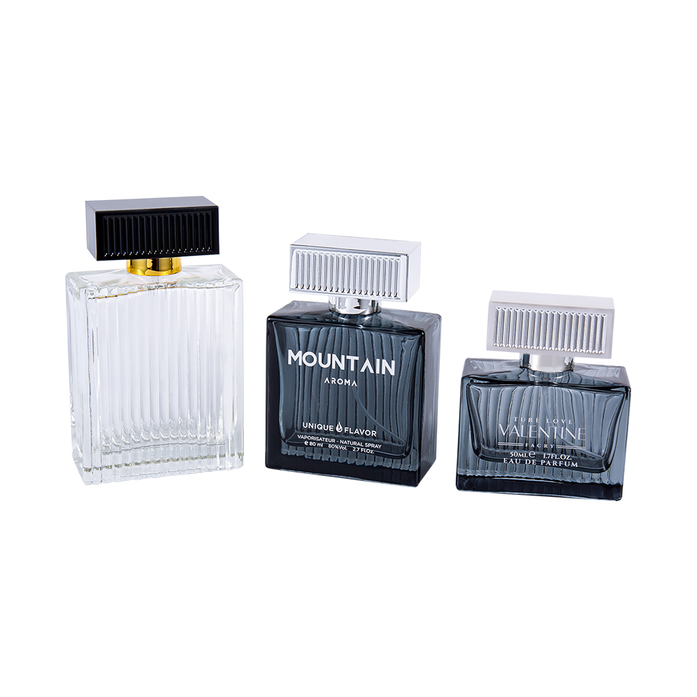 GC4311-WJ2092 80ML Buidéal Cumhráin Gloine Stiallacha Ingearach Le Clúdach Stiallacha Plaisteacha ABS