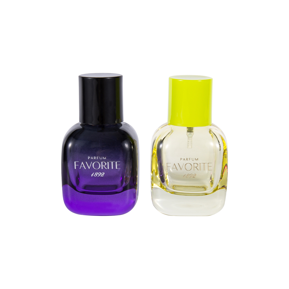 GC4868-WJ2445 30ML Buidéal Cumhráin Gloine Maisiúil le caipín PP, Sraith Ilchumais