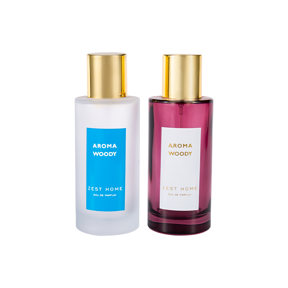 GC3989-WJ2388 100ML Buidéal Cumhráin Frosted Clasaiceach Mórdhíola só Óir Barr