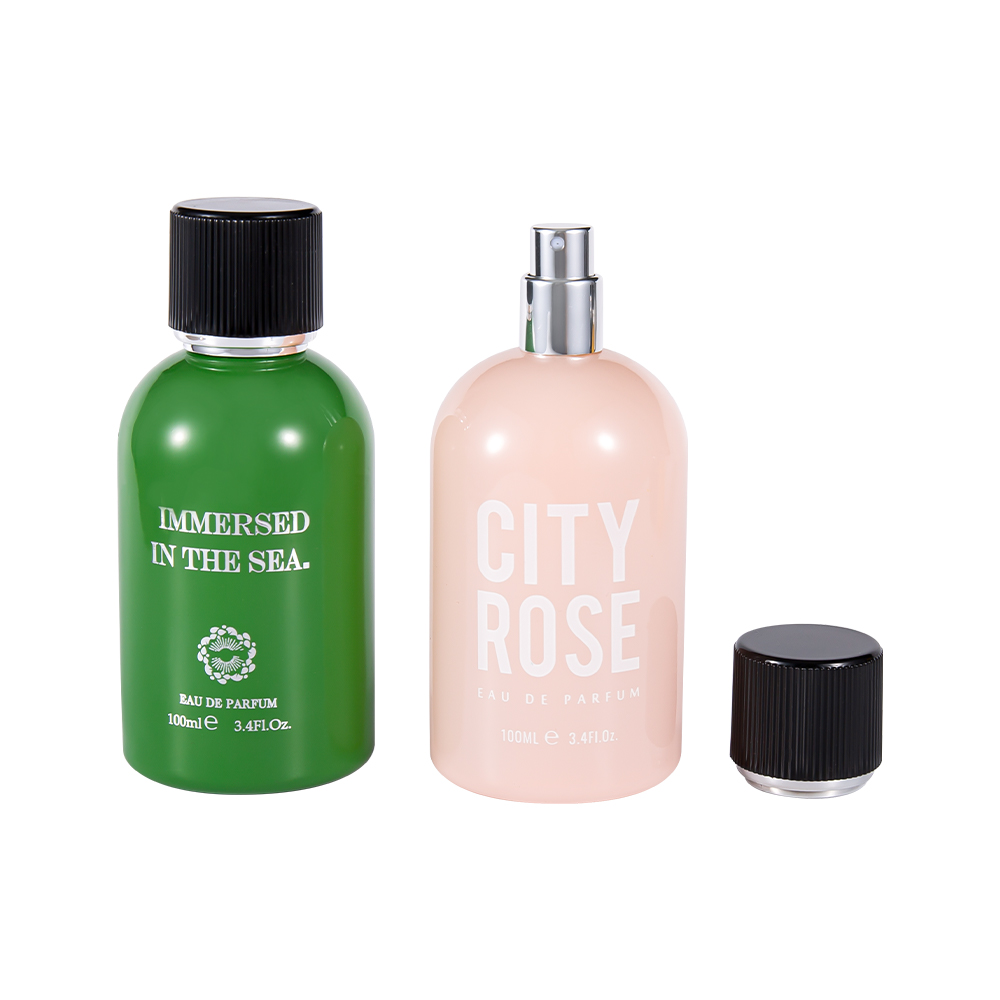 GC4463-WJ2361 100ML Buidéal Cumhráin Gloine Maisiúil Nua Le caipín Cumhráin Dubh