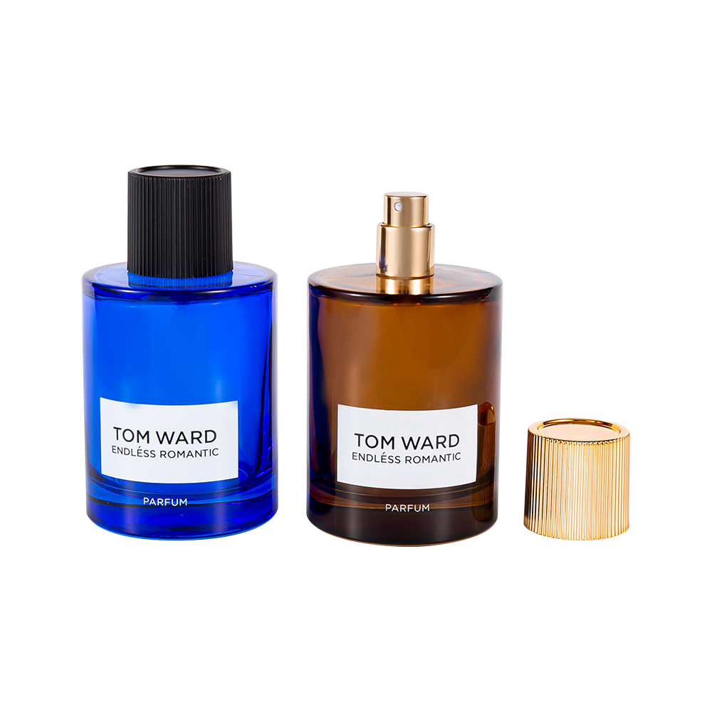 GC5178-WJ2623 100ML Buidéal Cumhráin Gloine Mórdhíola Le caipín cumhráin stiallta